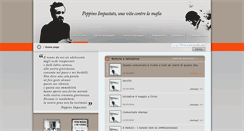 Desktop Screenshot of peppinoimpastato.com