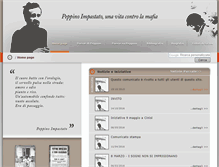 Tablet Screenshot of peppinoimpastato.com